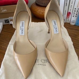 Jimmy Choo D’orsay pump 38.5 in nude
